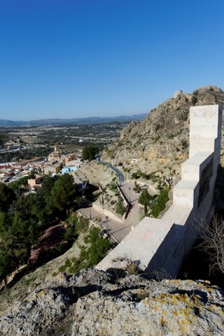 The Castillo de San Juan in Calasparra