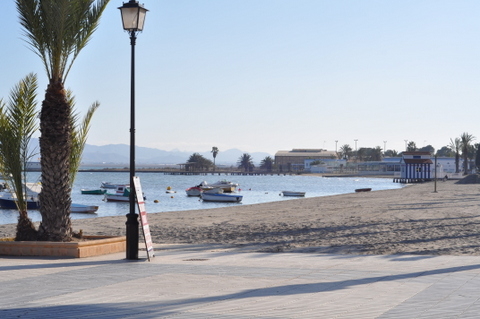 Overview of the beaches of Los Alcázares