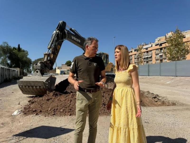 Construction begins on new car park in Lorca