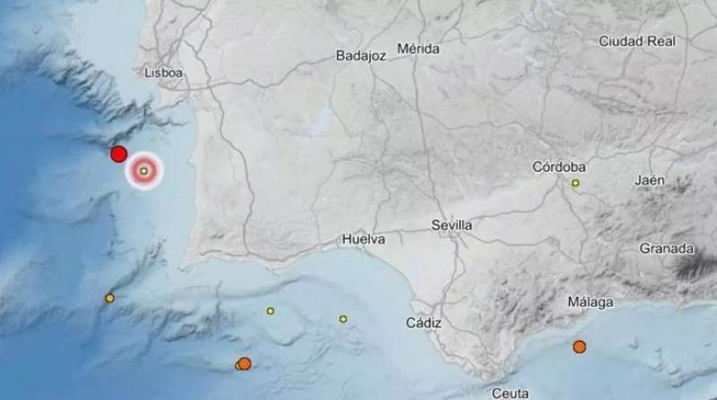 Powerful earthquake in Portugal sets parts of Andalucía trembling