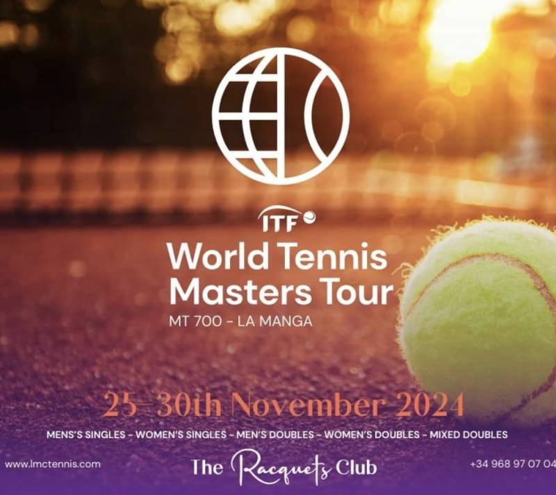 November 25-30 ITF World Tennis Masters Tour at La Manga Club