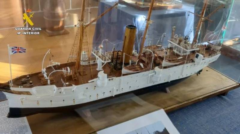 British warship artefact found decorating home in northern Spain