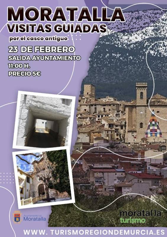 February 23 Guided tour of the historic town centre of Moratalla