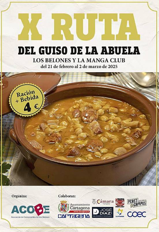 February 21 to March 2 Traditional stews and tapas route in Los Belones