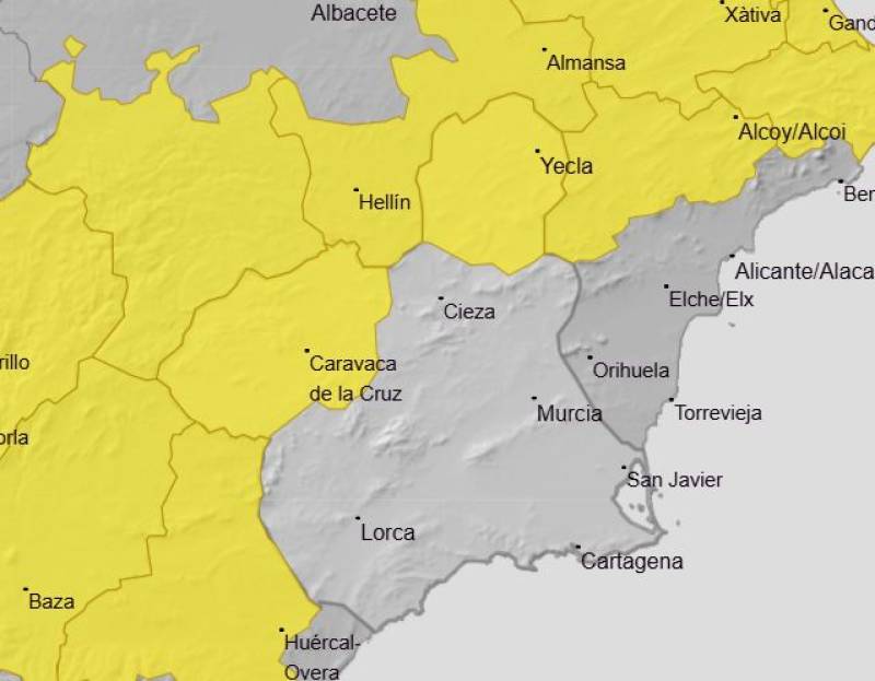 Murcia weekend weather forecast May 22-25
