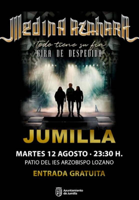 August 12 Medina Azahara live in concert in Jumilla