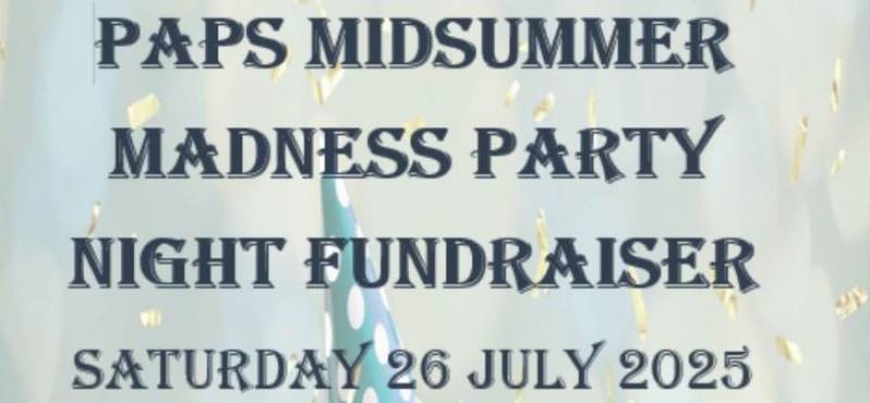 July 26 PAPS Midsummer Madness fundraiser in Los Alcázares