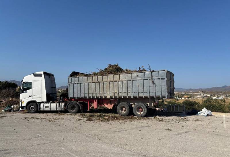 Mazarrón council begins clearing Camposol green waste areas after possible arson attacks