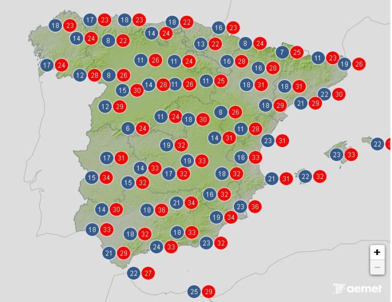 Heatwave ends but sweltering heat remains: Spain weather forecast August 18-21
