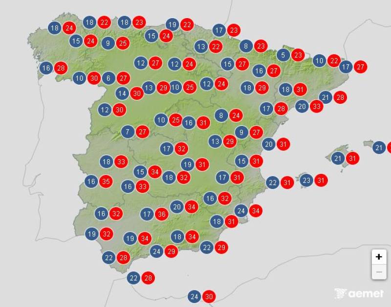 Heatwave ends but sweltering heat remains: Spain weather forecast August 18-21