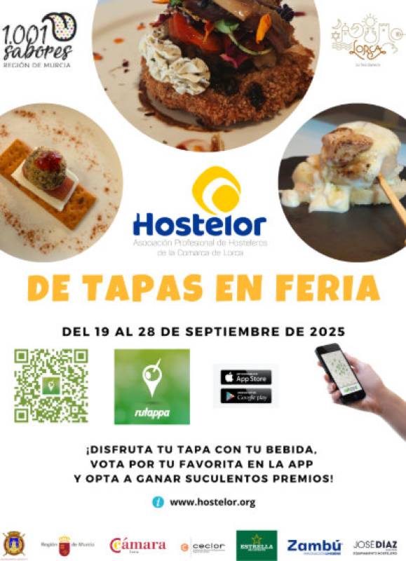 September 19 to 28 Tapas competition at the Feria Grande in Lorca