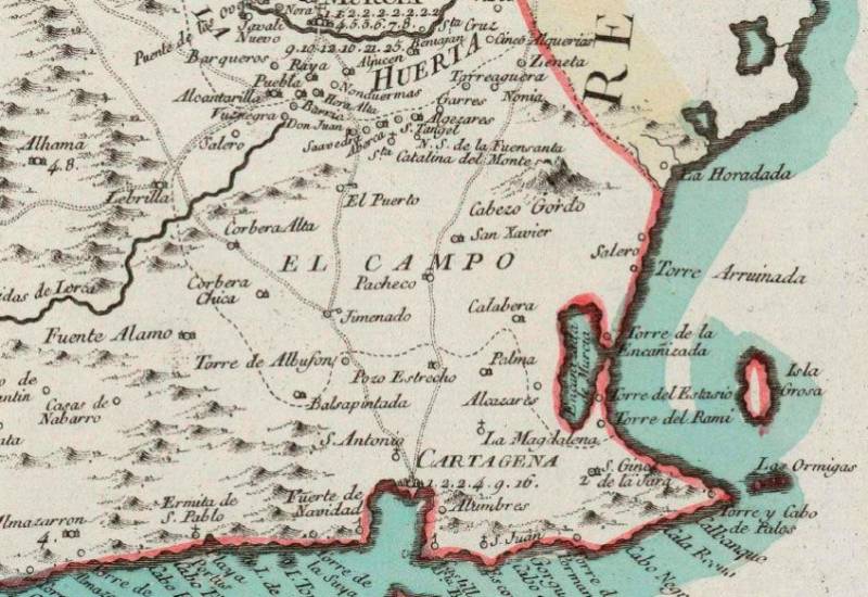 Until September 30 Exhibition of ancient local maps in San Javier