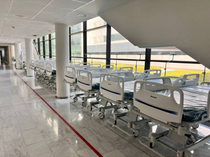 Torrevieja Hospital has replaced more than 40% of its beds for inpatients 