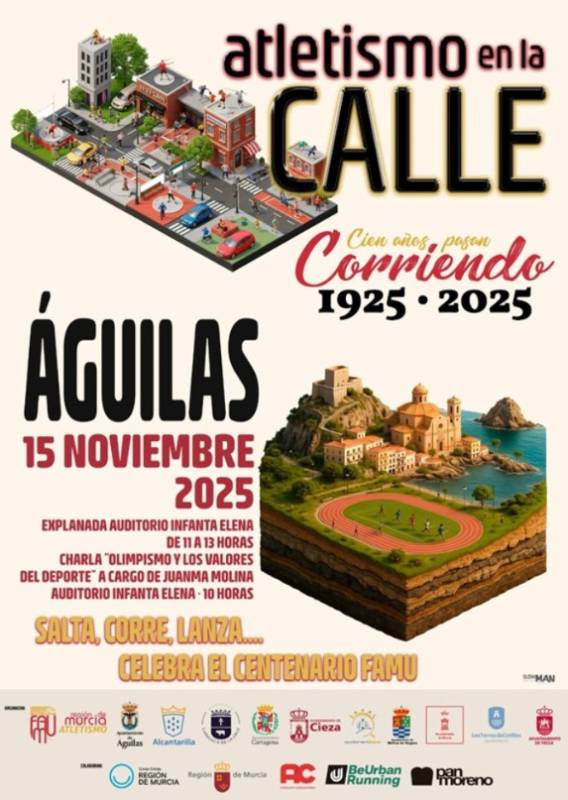 November 15 Athletics in the street in Águilas