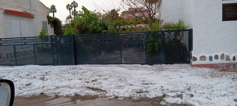 Storms bring heavy rain and hail to Alicante