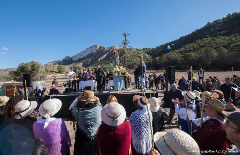 January 11 The Romería of El Cañar in the mountains between Isla Plana, La Azohía and Tallante