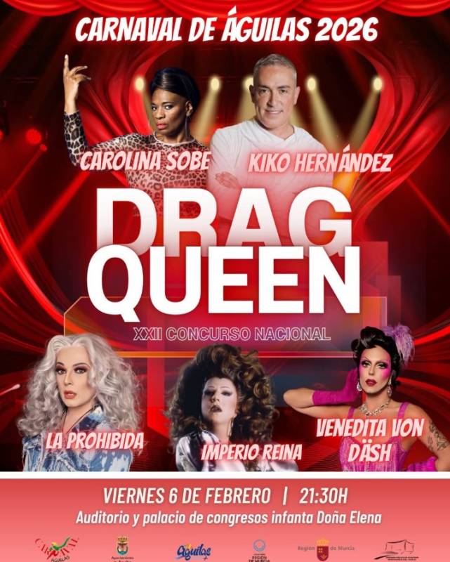 January 31 to March 6 Águilas Carnival celebrations 2026