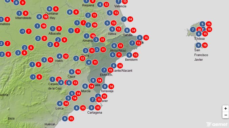 Rain and cooler weather on the way again: Alicante weather forecast January 15-18