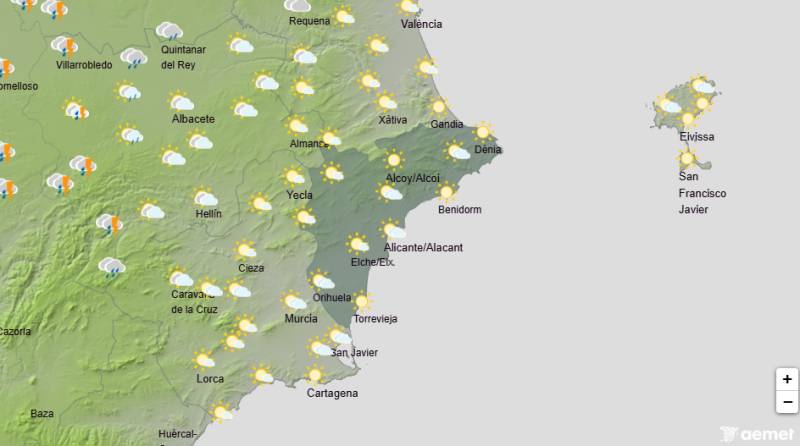 Weather alerts issued as strong winds and rain return: Alicante weather forecast January 19-22