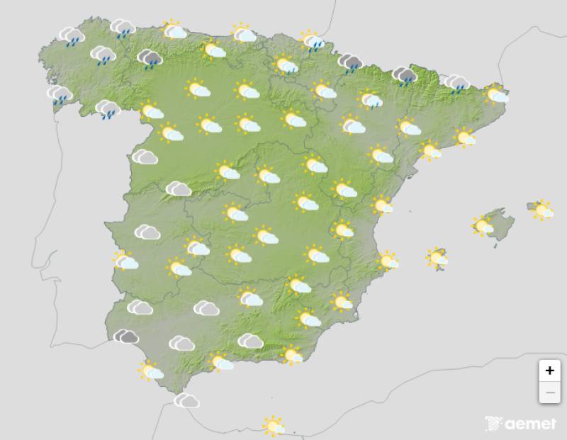 Wet and windy all week: Spain weather forecast February 9-12
