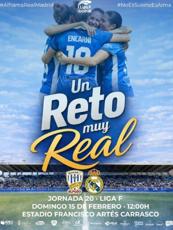 February 15 Alhama de Murcia host Real Madrid in the Spanish women’s premier league