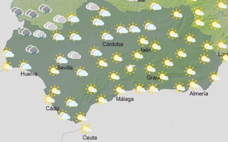 Andalucía weekly weather forecast February 16-19: Spring-like warmth with brisk winds