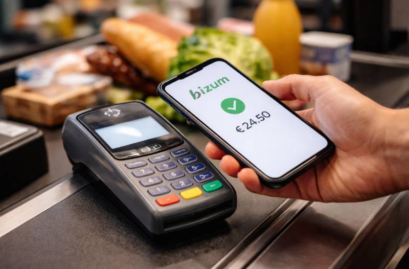Bizum starts arriving in Spanish shops and restaurants