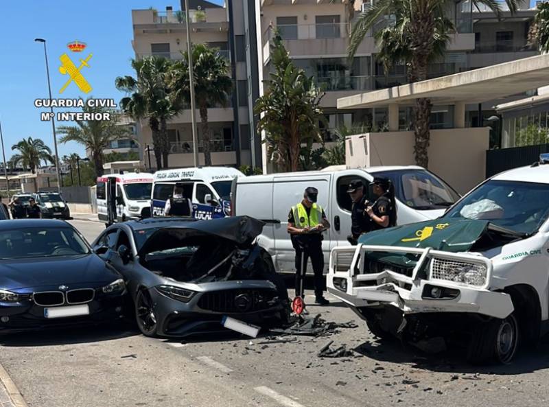 Two arrested after high-speed chase through Orihuela Costa