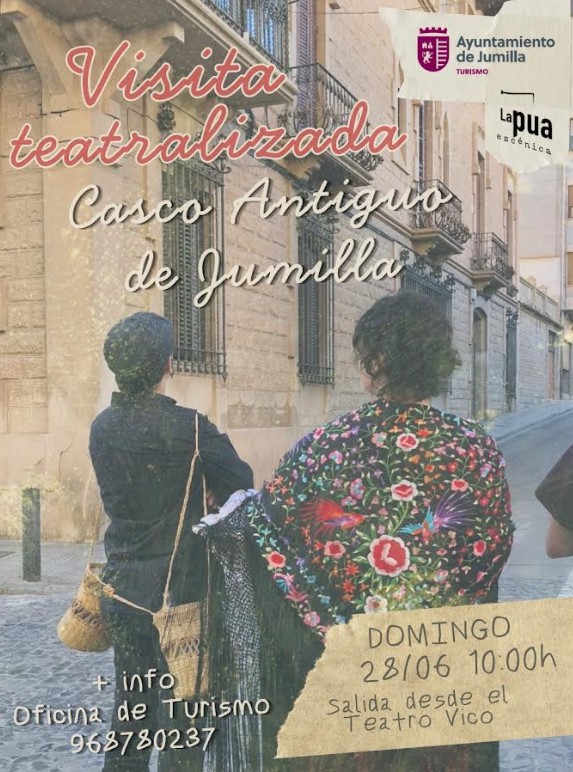 June 28 Free dramatized tour of the historic centre of Jumilla