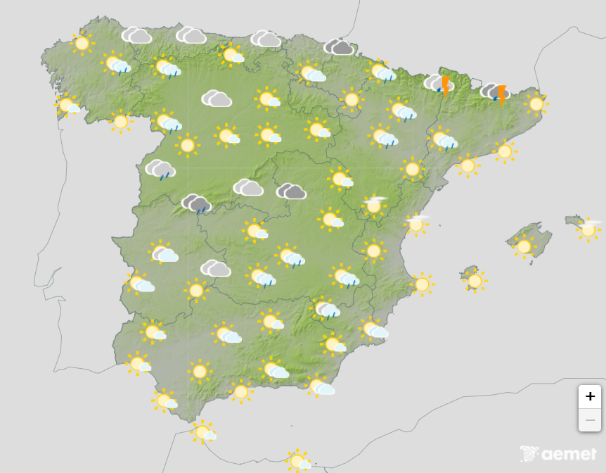 Spain weather forecast June 15-18: Storms and rising heat before real summer arrives