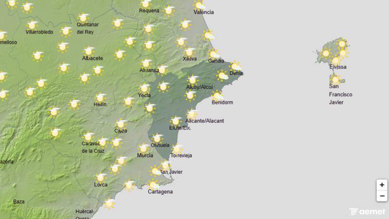 Saharan dust and high temperatures linger: Alicante weather forecast June 22-25