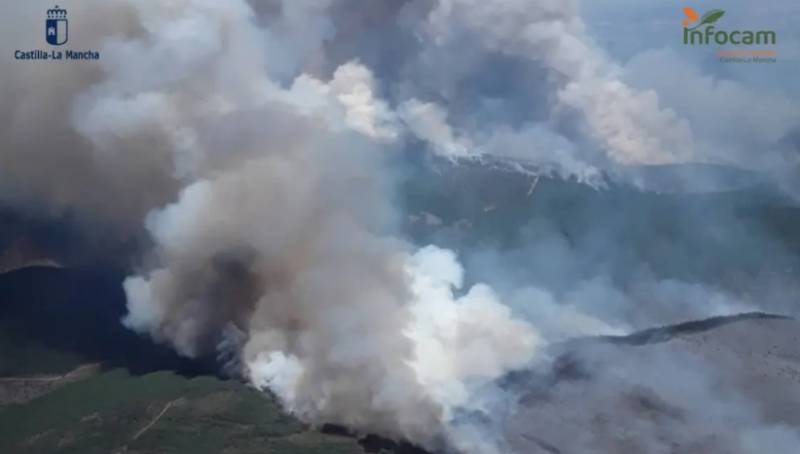 Second worst wildfire in history sweeps through central Spain