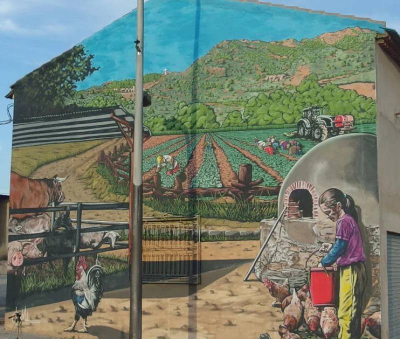 Rural murals in the villages and outlying districts of Lorca!
