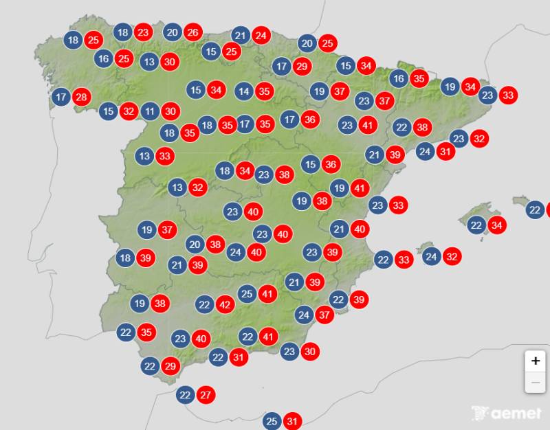 Spain swelters as 43°C heat heads this way: Weather forecast July 30 – Aug 2
