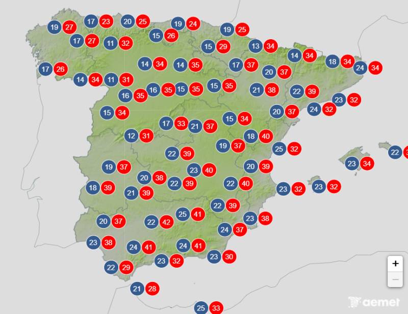 Spain swelters as 43°C heat heads this way: Weather forecast July 30 – Aug 2