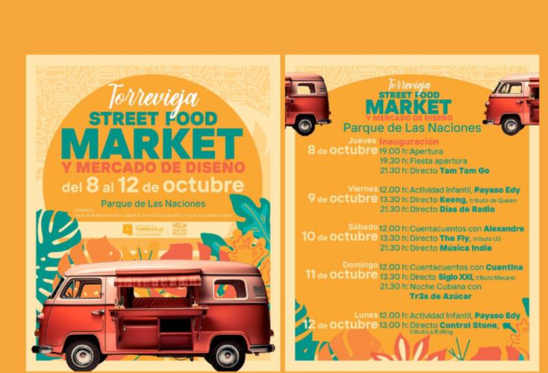 Torrevieja's Street Food Market returns for the October long weekend