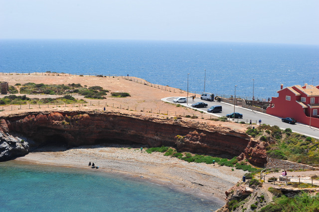 Cartagena beaches: Playa Calafría, Cabo de Palos