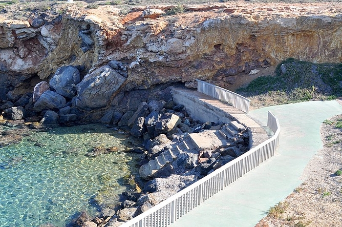 Cartagena beaches: Cala Galera in Cabo de Palos