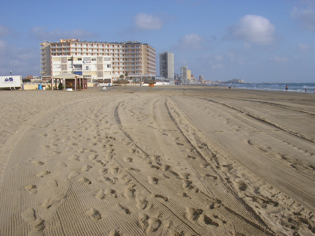 Cartagena beaches: Playa del Barco Perdido (Entremares) La Manga del Mar Menor